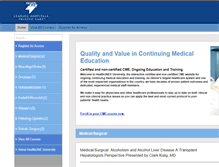 Tablet Screenshot of healthoneuniversity.com